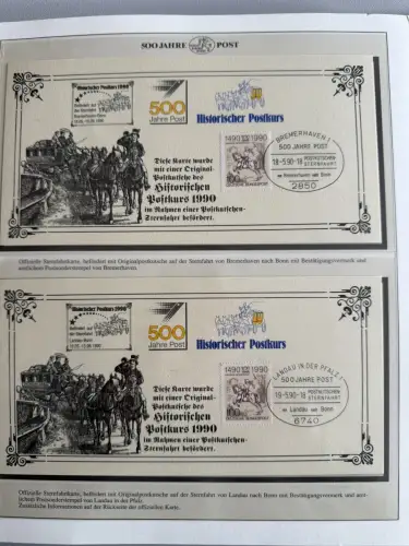 500 Jahre Post - Sieger-Abo-Sammlung im Lindner-Ringbinder