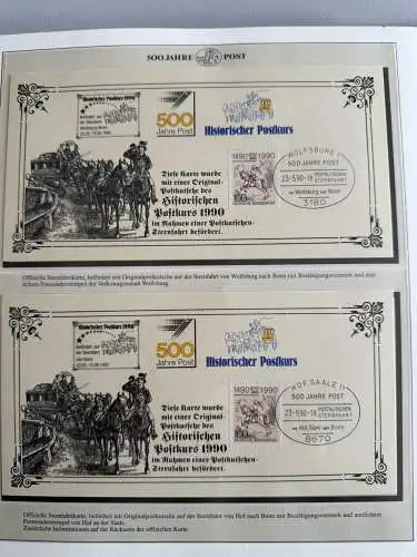 500 Jahre Post - Sieger-Abo-Sammlung im Lindner-Ringbinder