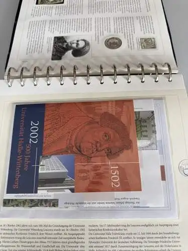 Die Grossen Deutschen - Abo-Sammlung der Post mit Silber-Medaillen im Ringbinder