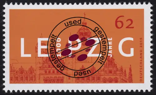 3164 Stadt Leipzig, gestempelt O