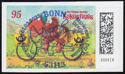 3897 Der kleine Drache Kokosnuss SELBSTKLEBEND aus FB 149 - EV-O BONN