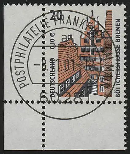 2224 SWK 20 Pf/0,10 Euro Ecke ul VS-O FfM