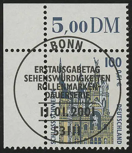 2156 SWK 100 Pf/0,51 Euro Ecke ol VS-O FfM