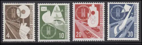 167-170 Verkehrsausstellung - kompletter Satz postfrisch ** / MNH