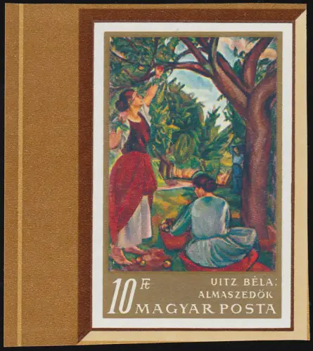 Ungarn 2377 Marke aus Block 61 B UNGEZÄHNT, postfrisch **