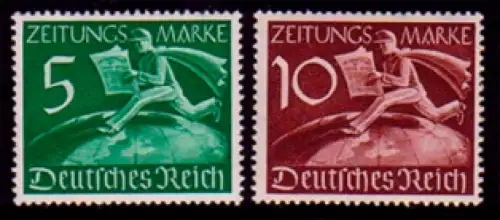 738-739 Z  Zeitungsmarken 1939 - Satz postfrisch **