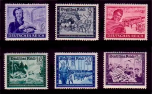 888-893 Kameradschaftsblock 1944 - Satz postfrisch **