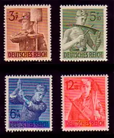 850-853 Arbeitsdienst 1943 - Satz postfrisch **