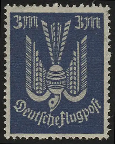 217b Flugpostmarke Holztaube 3 M, postfrisch **