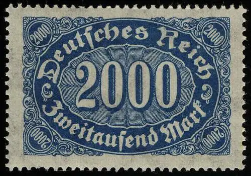 253b Ziffern im Oval 2000 M, postfrisch ** geprüft