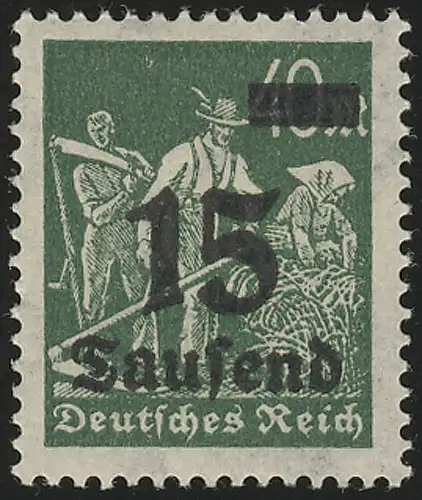 279a Arbeiter 15 Tsd auf 40 M, postfrisch **