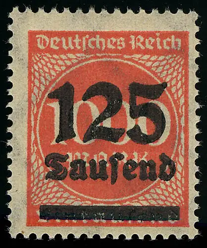 291b Ziffern im Kreis 125 Tsd auf 1000 M, postfrisch **