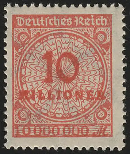 318AP Kreis mit Rosetten-Muster 10 Mio M, postfrisch **