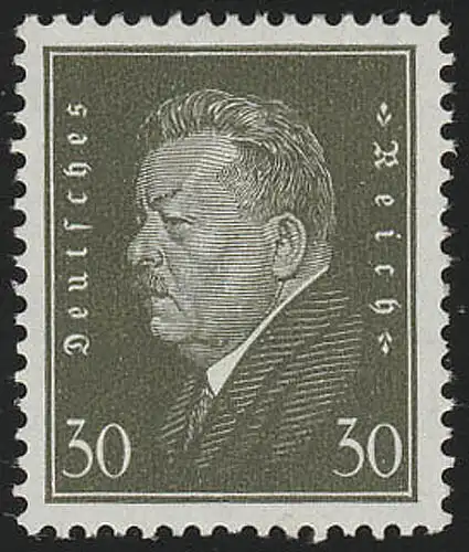 417 Reichspräsidenten 30 Pf, postfrisch **