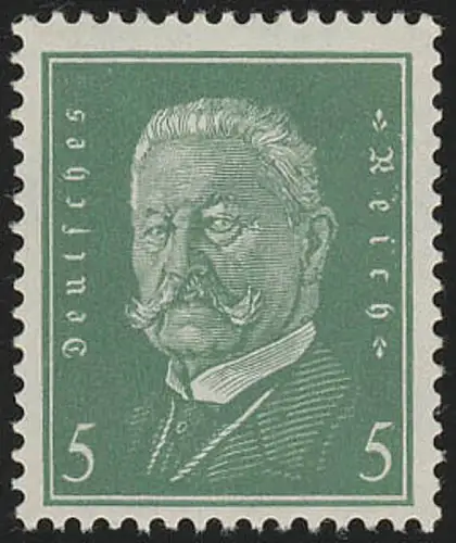 411 Reichspräsidenten 5 Pf, postfrisch **