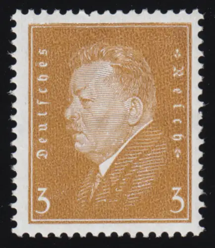 410 Reichspräsidenten 3 Pf, postfrisch **