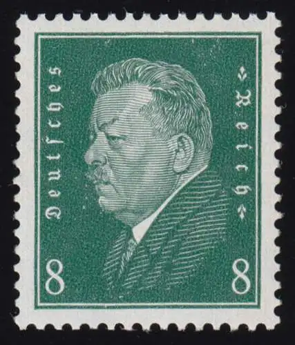 412X Reichspräsidenten 8 Pf, postfrisch **