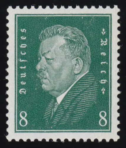 412X Reichspräsidenten 8 Pf, postfrisch **