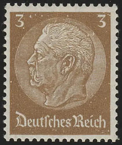 513X Hindenburg-Medaillon 3 Pf, postfrisch **