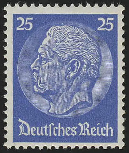 522Xa Hindenburg-Medaillon 25 Pf, postfrisch **