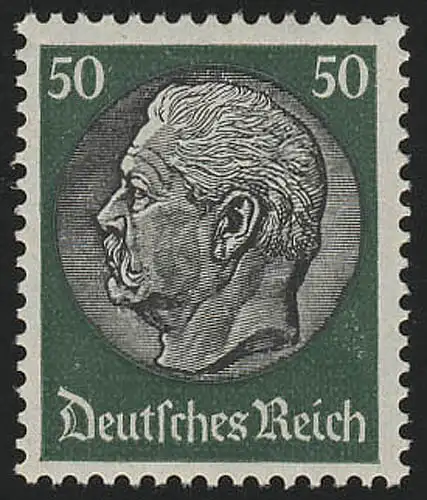 525X Hindenburg-Medaillon 50 Pf, postfrisch **