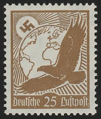 533x Flugpostmarke 1934 25 Pf, postfrisch **
