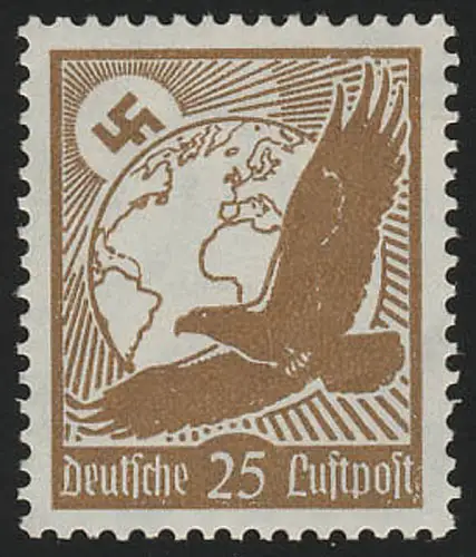 533x Flugpostmarke 1934 25 Pf, postfrisch **