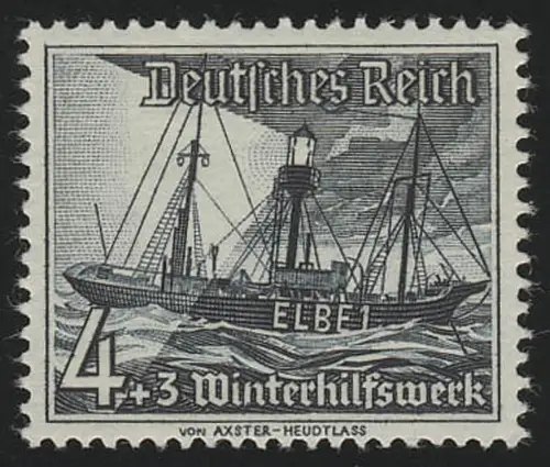 652 Winterhilfswerk Schiffe 4+3 Pf, postfrisch **