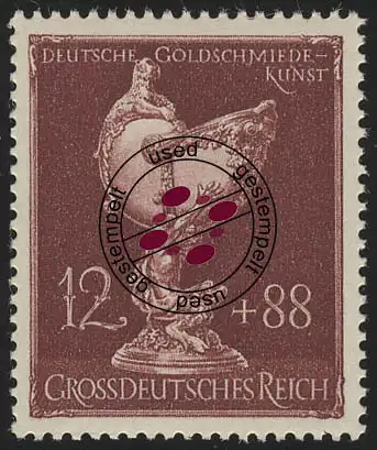 903 Gesellschaft für Goldschmiedekunst 1944 12 Pf, gestempelt O