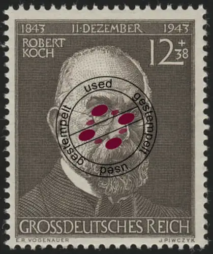 864 Robert Koch 1944, gestempelt O
