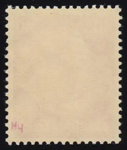 491 Hindenburg 40 Pf., sauber gezähnte Marke, minimale Falzspur *