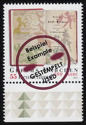 2938 Grimms Märchen / Brüder Grimm aus Bogen, gestempelt O