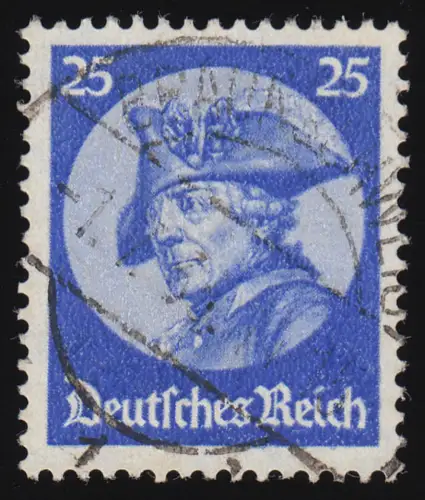 481 Friedrich der Große 25 Pf, gestempelt O