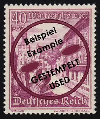 683 WHW Braunau/Frühlingskrokus 40+35 Pf, gestempelt O