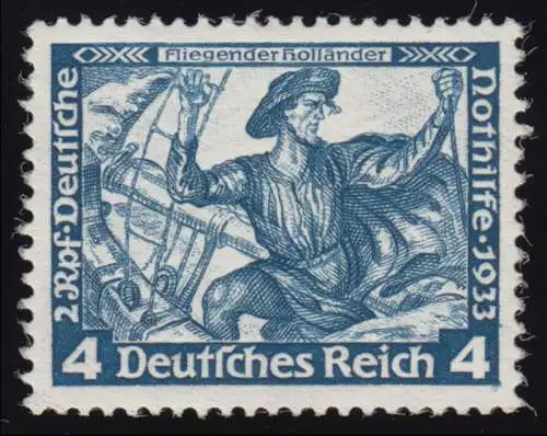500A Nothilfe Wagner Holländer 4 Rpf, postfrisch **