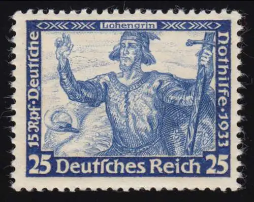 506A Nothilfe Wagner Lohengrin 25 Rpf, postfrisch **