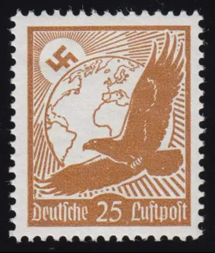 533y Flugpostmarke 1934 25 Pf, postfrisch **
