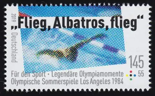 3462 Sporthilfe 145 Cent: Flieg, Albatros, flieg! - Schwimmen, **