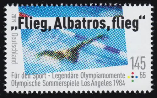 3462 Sporthilfe 145 Cent: Flieg, Albatros, flieg! - Schwimmen, **