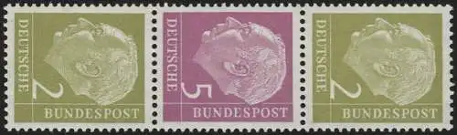 S18 Zusammendruck Heuss, postfrisch **