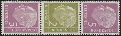 S20 Zusammendruck Heuss, postfrisch **