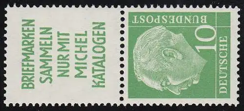 S23 Zusammendruck Heuss, postfrisch **