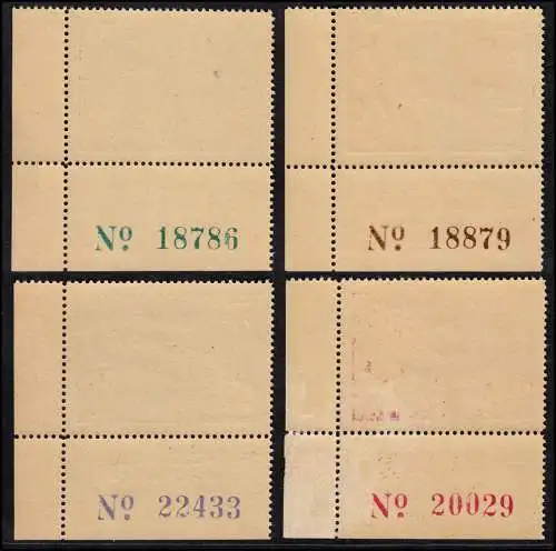 Belgien / Wallonische Legion I-IV Feldpost Legionäre 1942, Satz ** / *