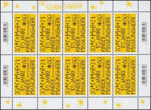 3582 Kindermissionswerk 2021 - 10er-Bogen ** postfrisch