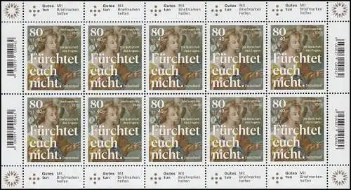 3636 Weihnachten 2021 Verkündigungsengel - 10er-Bogen ** postfrisch
