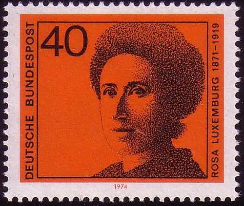 794 Deutsche Frauen 40 Pf Rosa Luxemburg, postfrisch **