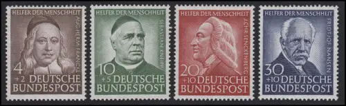 173-176 Wohlfahrt 1953 - kompletter Satz, postfrisch **