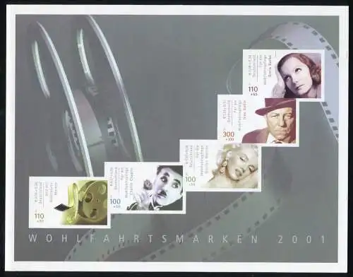 46 MH Wofa Schauspieler 2001, gestempelt O