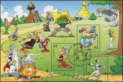 Block 80 Asterix, Obelix, Idefix - Dorfalltag, ESSt Berlin 1.9.2015