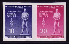 459-460B Zusammendruck aus Block 11 Befreiung, postfrisch **